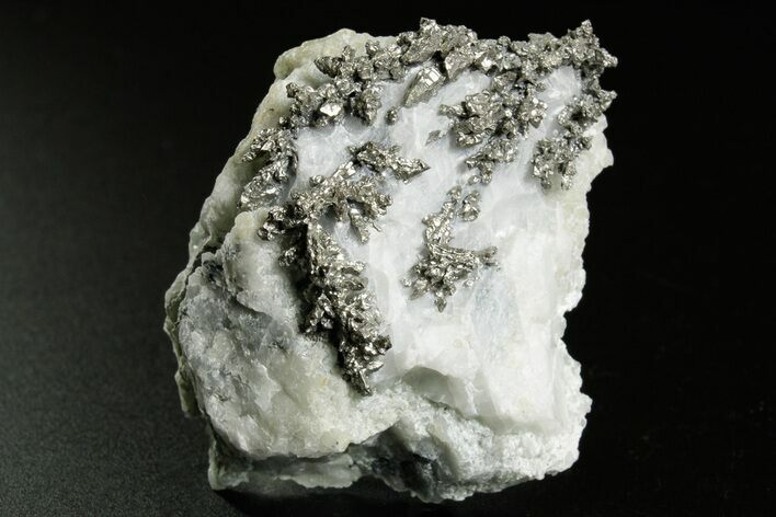 Native Silver in Calcite - Morocco #362755